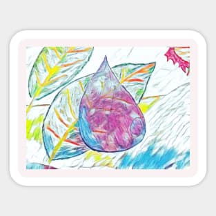 Water-droplet Art Sticker